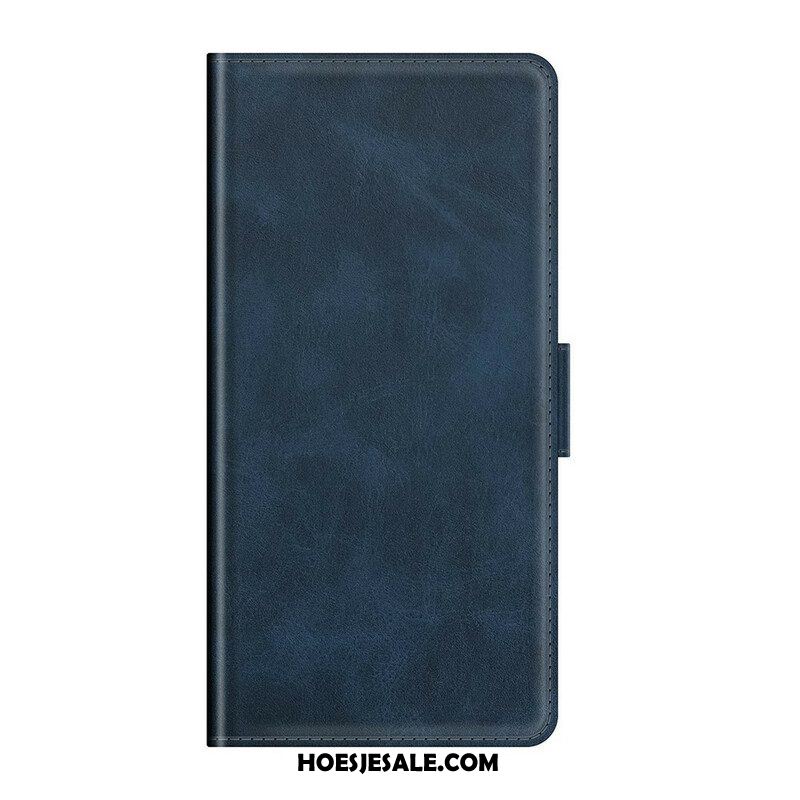 Folio-hoesje voor Oppo Find X3 Pro Flip Case Klassieke Dubbele Klep