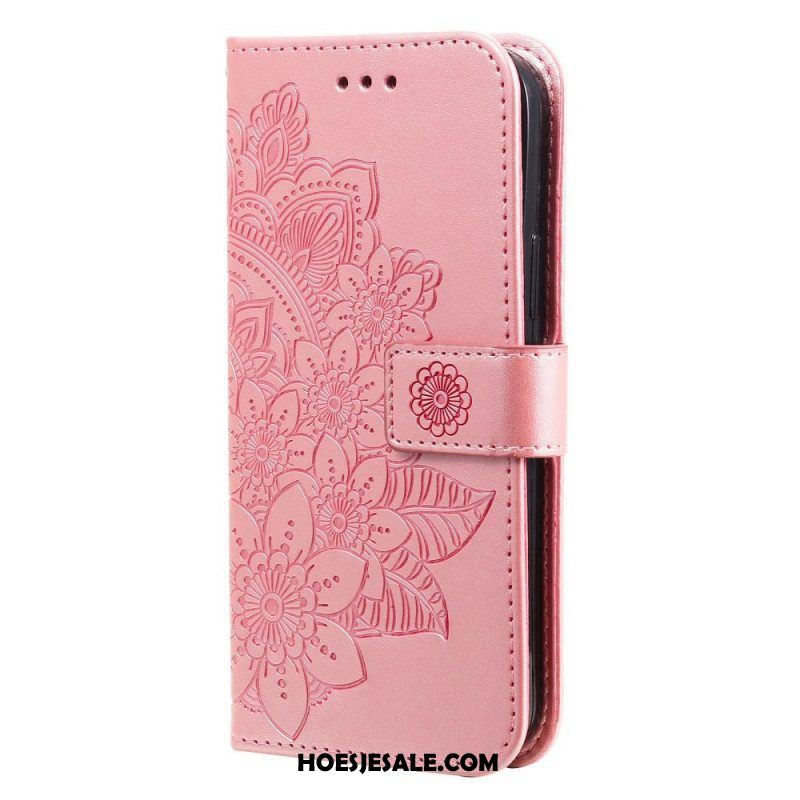 Folio-hoesje voor Oppo Find X5 Lite Mandala Met Koord