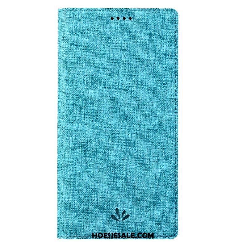 Folio-hoesje voor Oppo Find X5 Lite Vili-stoffentextuur