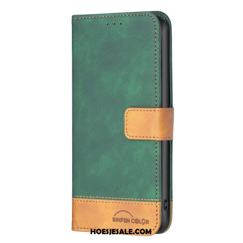 Folio-hoesje voor Oppo Find X5 Pro Vintage Binfen-kleur