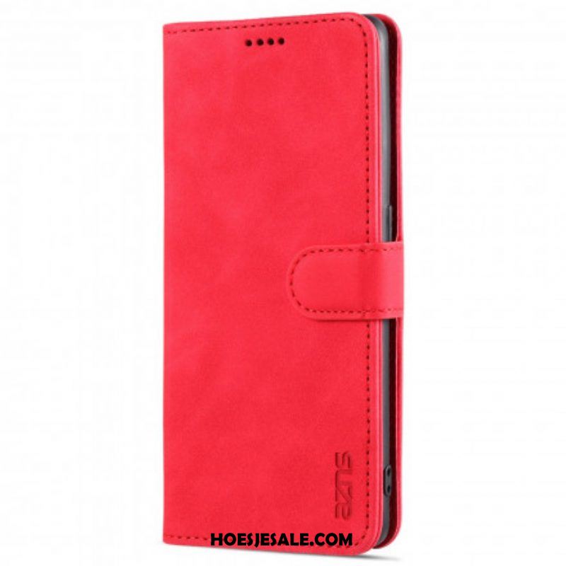 Folio-hoesje voor Oppo Reno 6 5G Azns Ledereffect