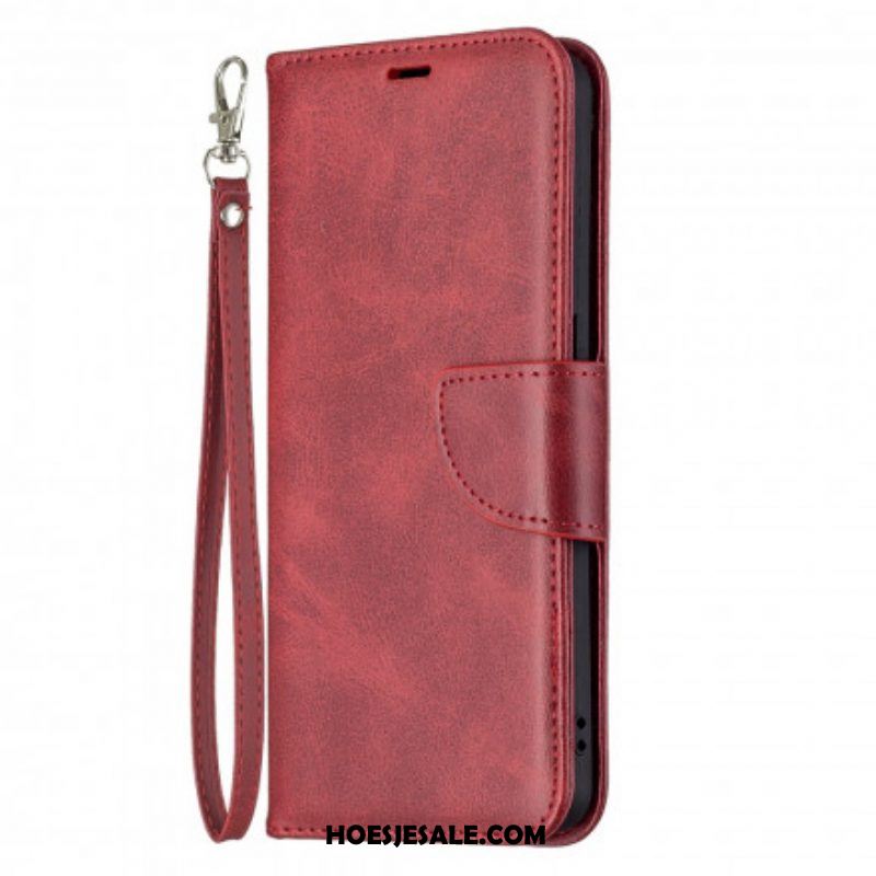 Folio-hoesje voor Oppo Reno 6 5G Flip Case Gladde Flap Schuin