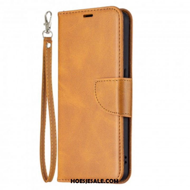 Folio-hoesje voor Oppo Reno 6 5G Flip Case Gladde Flap Schuin