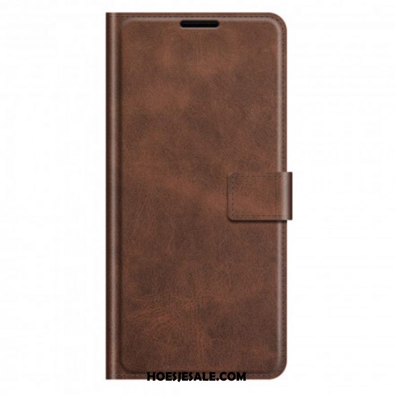 Folio-hoesje voor Oppo Reno 6 5G Slank Extreem Leereffect