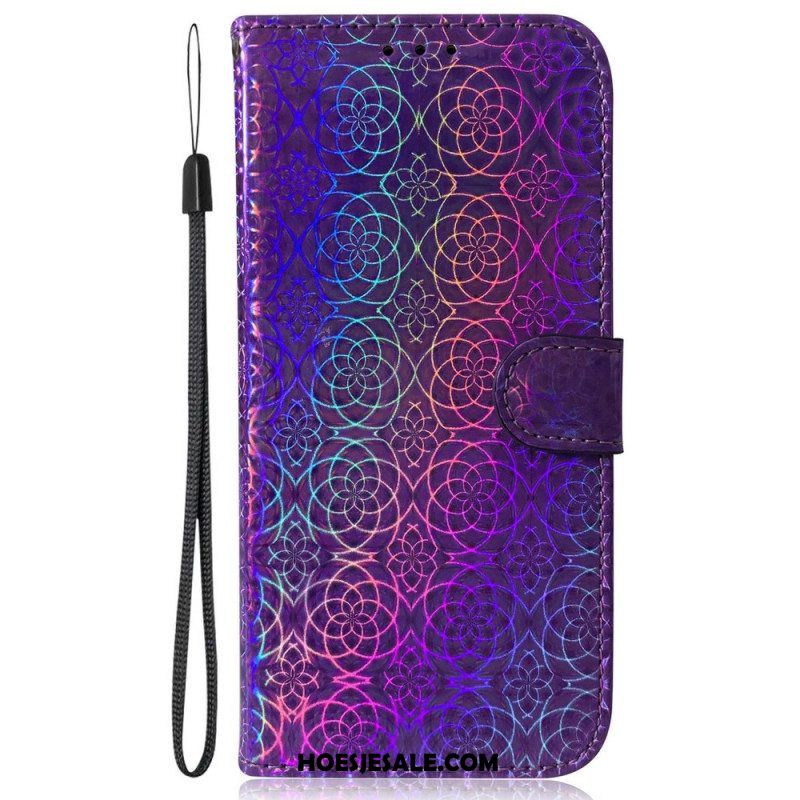 Folio-hoesje voor Oppo Reno 8 Disco-stijl