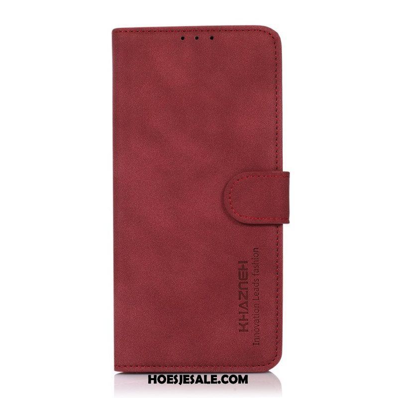 Folio-hoesje voor Samsung Galaxy A13 5G / A04s Boom En Strappy Cat