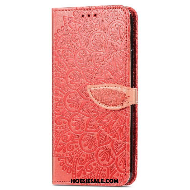 Folio-hoesje voor Samsung Galaxy A13 5G / A04s Schuine Riemsluiting