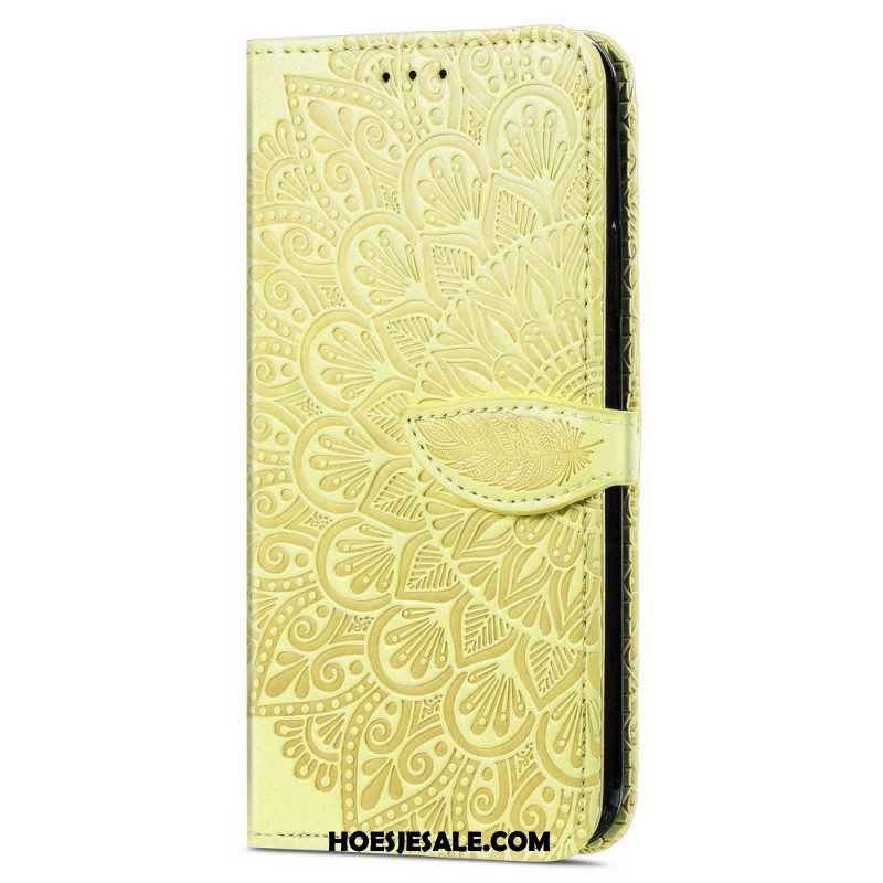 Folio-hoesje voor Samsung Galaxy A13 5G / A04s Schuine Riemsluiting