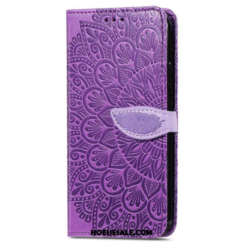 Folio-hoesje voor Samsung Galaxy A13 5G / A04s Schuine Riemsluiting