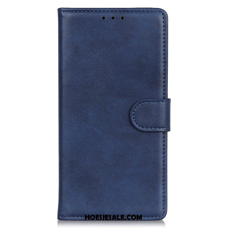 Folio-hoesje voor Samsung Galaxy A14 / A14 5G Mat Kunstleer
