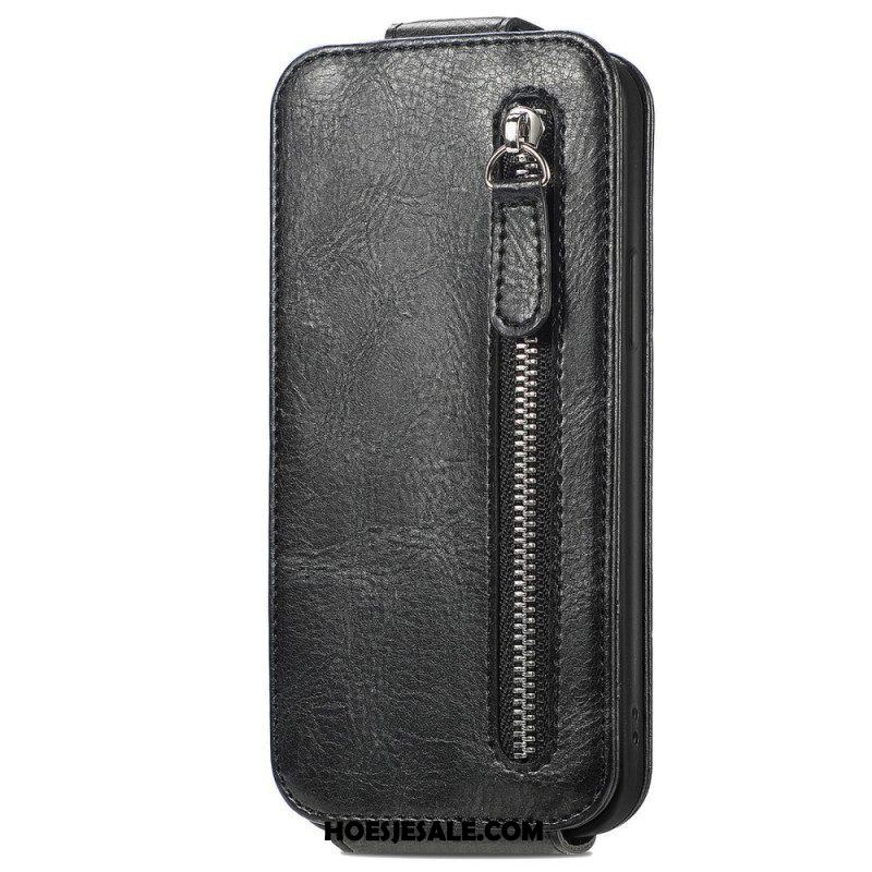Folio-hoesje voor Samsung Galaxy A14 / A14 5G Portemonnee Leren Flip Case Lychee-stijl Rfid Khazneh