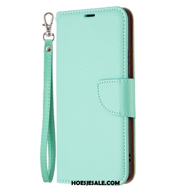 Folio-hoesje voor Samsung Galaxy A53 5G Lychee Schuine Sluiting