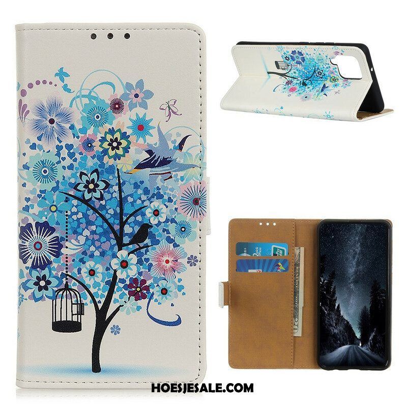 Folio-hoesje voor Samsung Galaxy M12 / A12 Bloeiende Boom