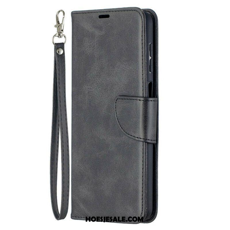 Folio-hoesje voor Samsung Galaxy M12 / A12 Flip Case Gladde Flap Schuin