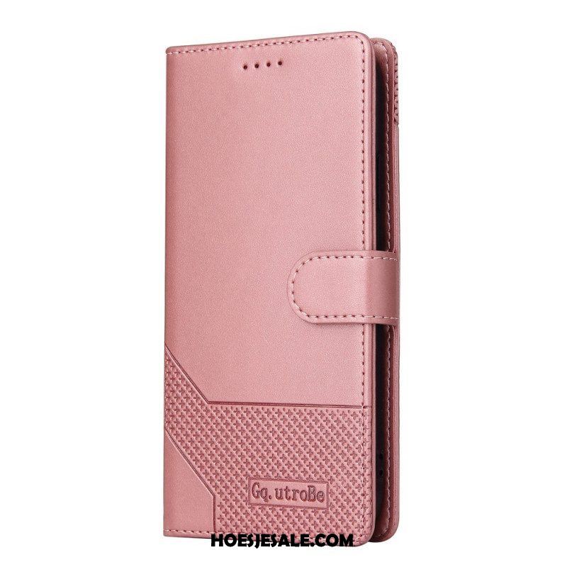 Folio-hoesje voor Samsung Galaxy M12 / A12 Ledereffect Gq.utrobe