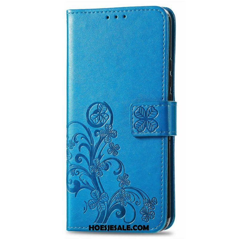 Folio-hoesje voor Samsung Galaxy M13 Bloemen Met Riem