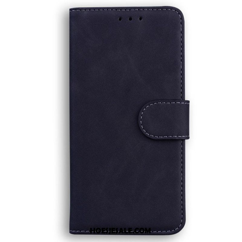 Folio-hoesje voor Samsung Galaxy M13 Couture-leereffect