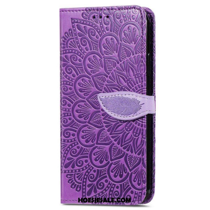 Folio-hoesje voor Samsung Galaxy M13 Stammen Bladeren