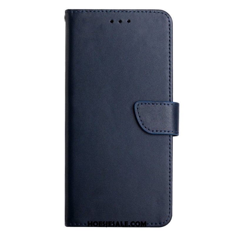 Folio-hoesje voor Samsung Galaxy M23 5G Echt Nappaleer