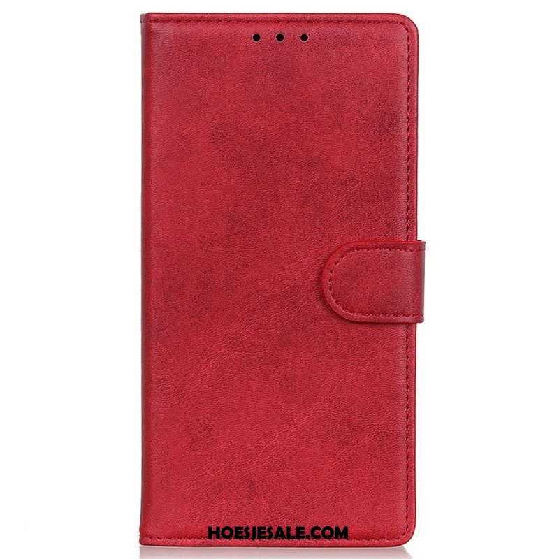 Folio-hoesje voor Samsung Galaxy M23 5G Mat Kunstleer