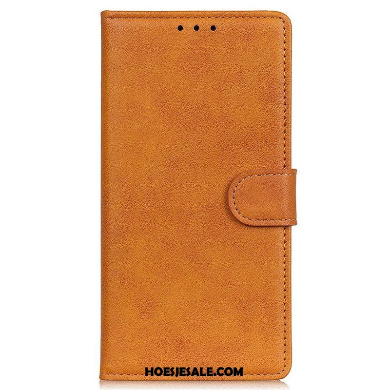 Folio-hoesje voor Samsung Galaxy M23 5G Mat Kunstleer