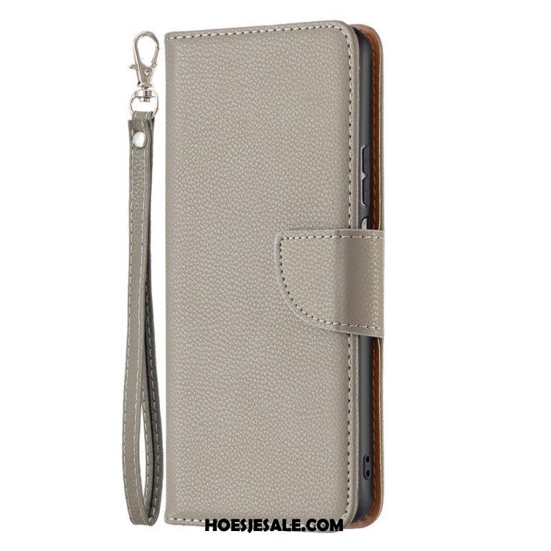 Folio-hoesje voor Samsung Galaxy M23 5G Met Ketting Schuine Riemsluiting