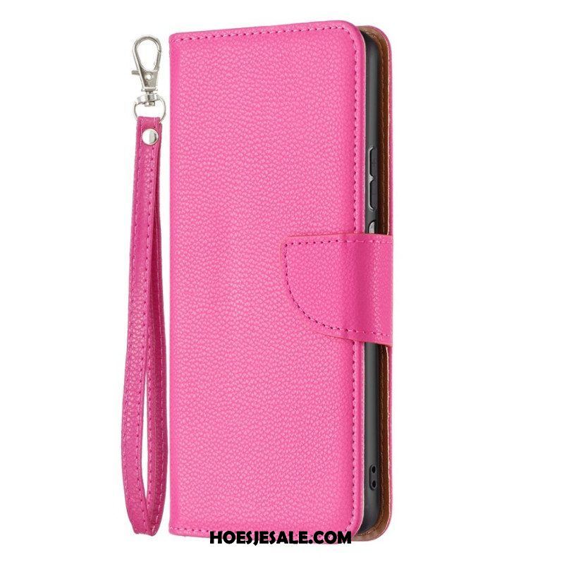 Folio-hoesje voor Samsung Galaxy M23 5G Met Ketting Schuine Riemsluiting