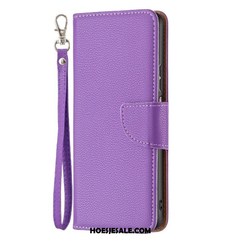 Folio-hoesje voor Samsung Galaxy M23 5G Met Ketting Schuine Riemsluiting