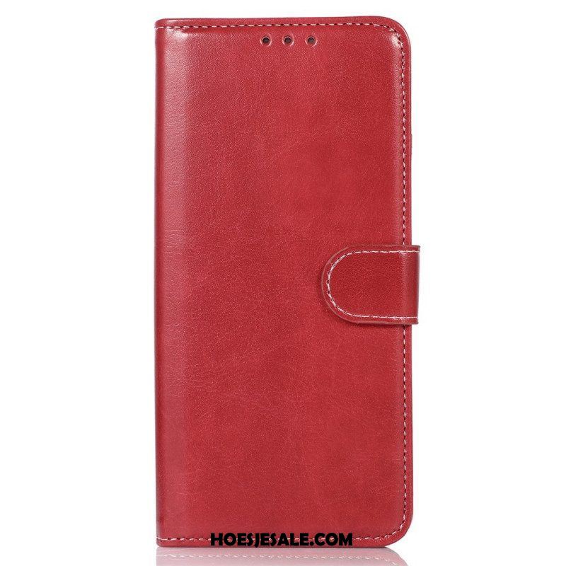 Folio-hoesje voor Samsung Galaxy M23 5G Stijl Lederen Stiksels