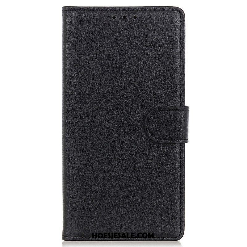 Folio-hoesje voor Samsung Galaxy M23 5G Traditionele Leerstijl