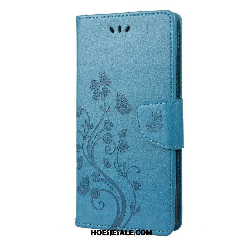 Folio-hoesje voor Samsung Galaxy M23 5G Vlinders En Bloemen