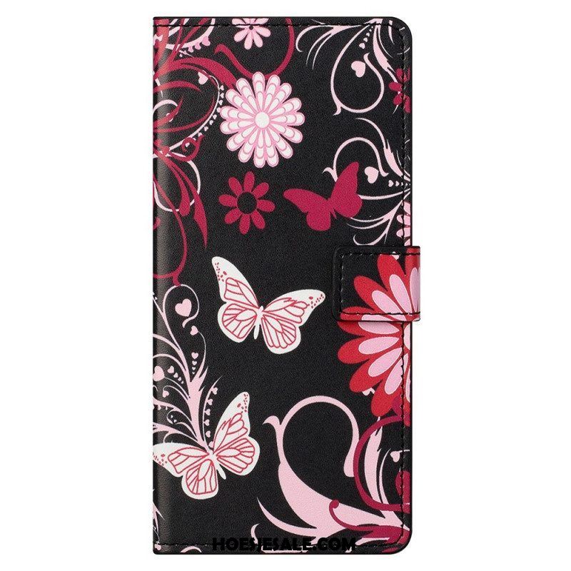 Folio-hoesje voor Samsung Galaxy M23 5G Vlinders Vlinders