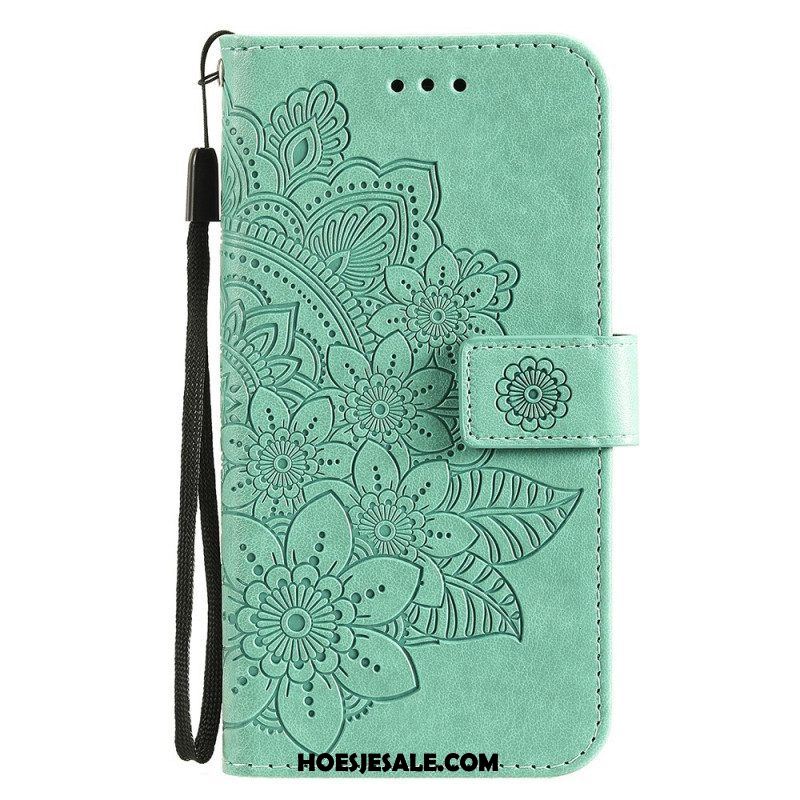 Folio-hoesje voor Samsung Galaxy M32 Bloemmandala