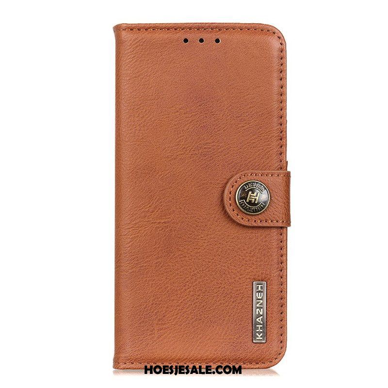 Folio-hoesje voor Samsung Galaxy M32 Imitatieleer Khazneh
