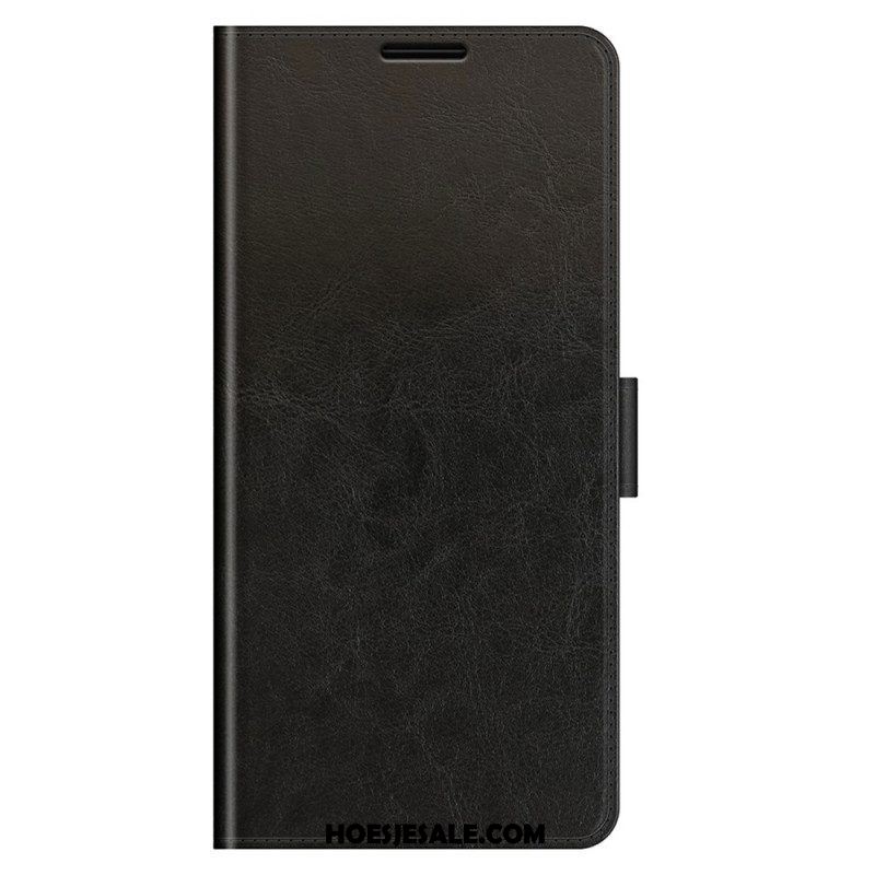 Folio-hoesje voor Samsung Galaxy M32 Klassiek Leereffect