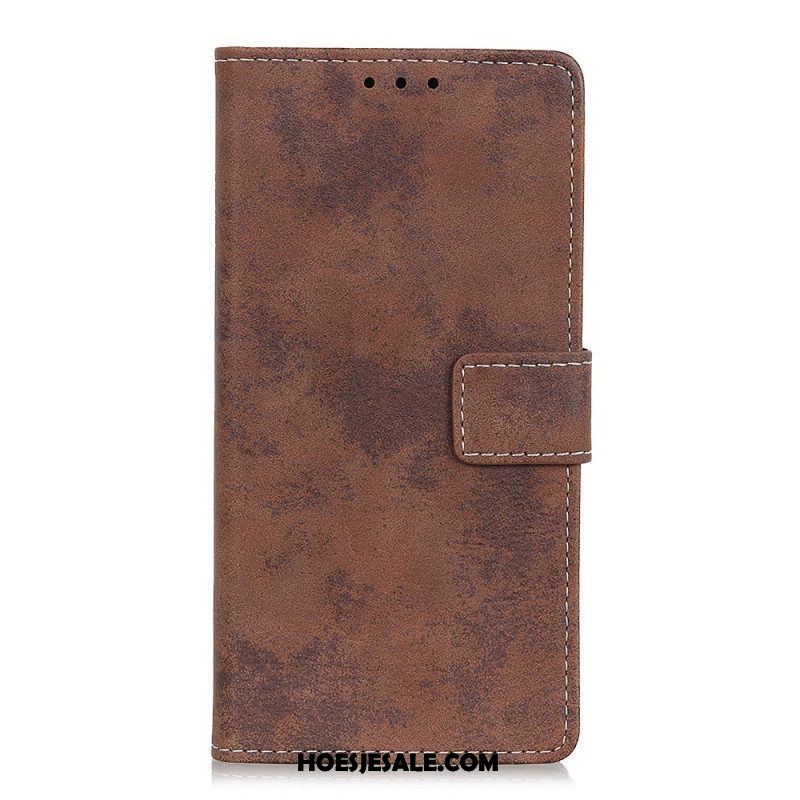 Folio-hoesje voor Samsung Galaxy M32 Vintage Kunstleer