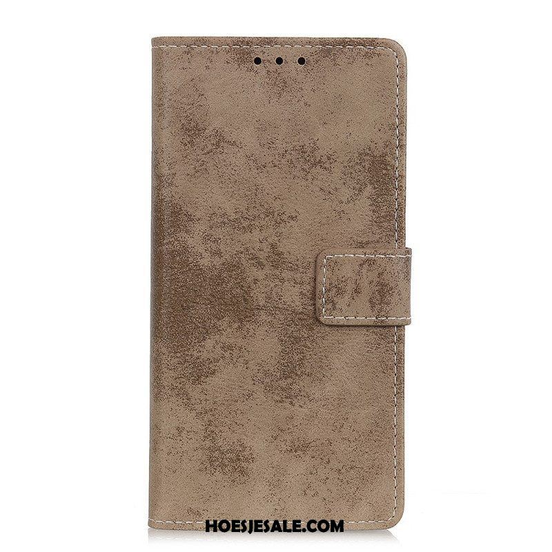 Folio-hoesje voor Samsung Galaxy M32 Vintage Kunstleer