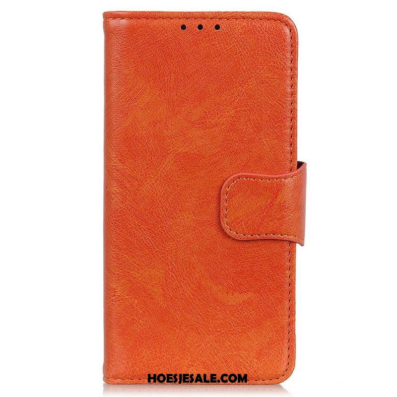 Folio-hoesje voor Samsung Galaxy M33 5G Echt Nappaleer