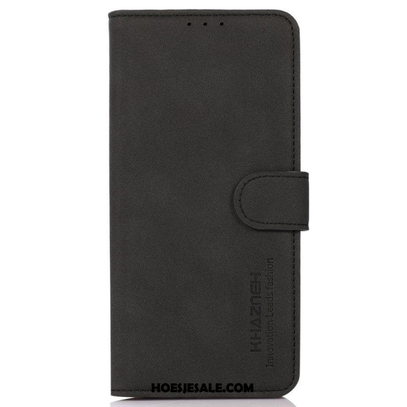 Folio-hoesje voor Samsung Galaxy M33 5G Imitatieleer Khazneh