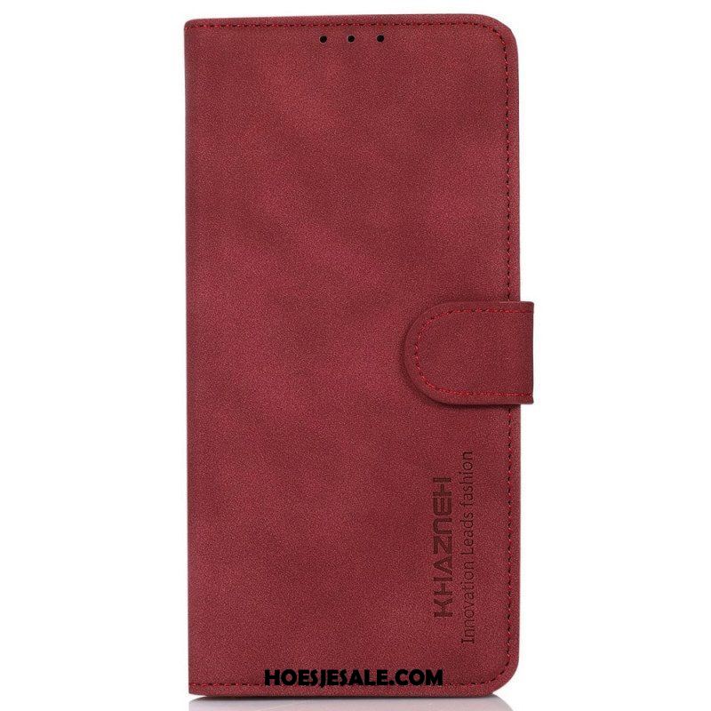 Folio-hoesje voor Samsung Galaxy M33 5G Imitatieleer Khazneh