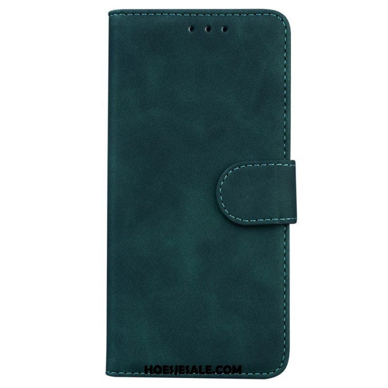 Folio-hoesje voor Samsung Galaxy M33 5G Kunstleer Effen