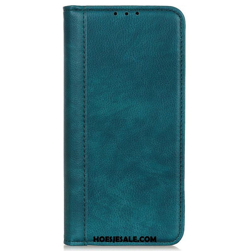 Folio-hoesje voor Samsung Galaxy M33 5G Litchi Splitleer