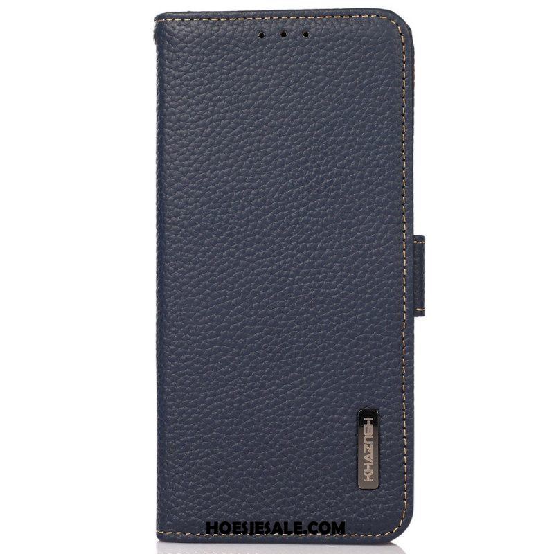 Folio-hoesje voor Samsung Galaxy M33 5G Lychee Leer Khazneh Rfid