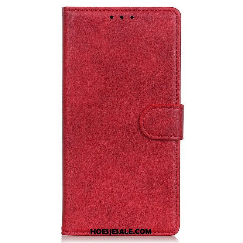 Folio-hoesje voor Samsung Galaxy M33 5G Mat Kunstleer