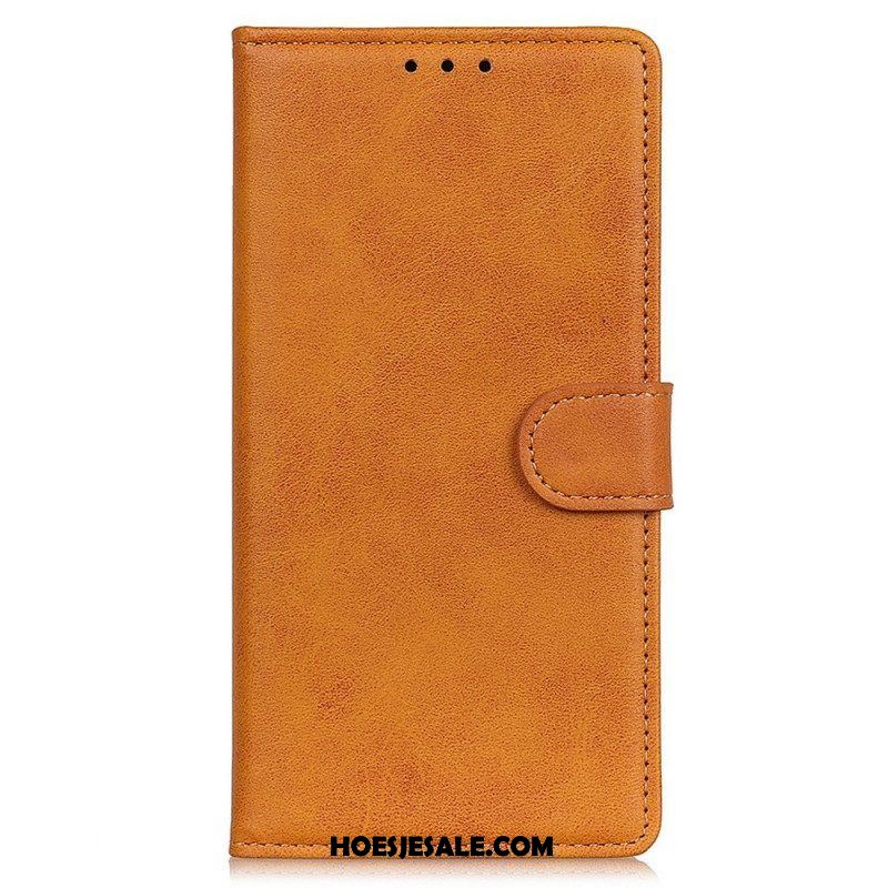 Folio-hoesje voor Samsung Galaxy M33 5G Mat Kunstleer