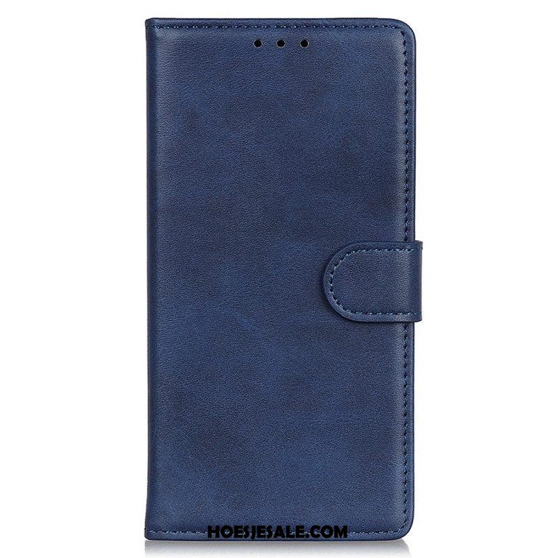 Folio-hoesje voor Samsung Galaxy M33 5G Mat Kunstleer