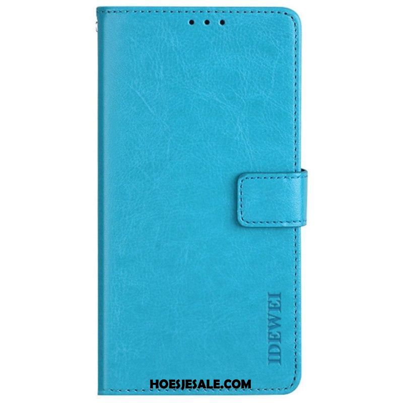 Folio-hoesje voor Samsung Galaxy M52 5G Imitatieleer Idewei