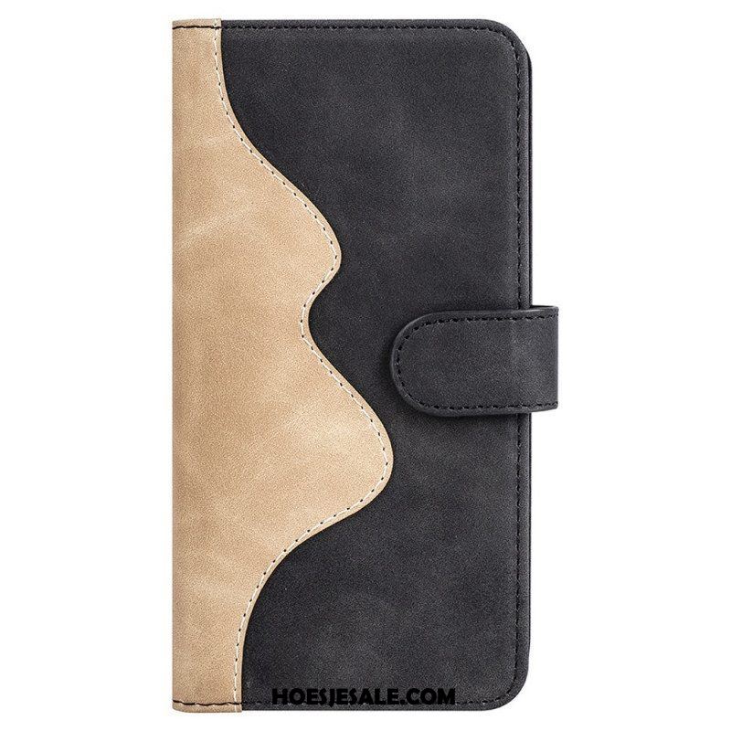 Folio-hoesje voor Samsung Galaxy M53 5G Golf Lederen Stijl