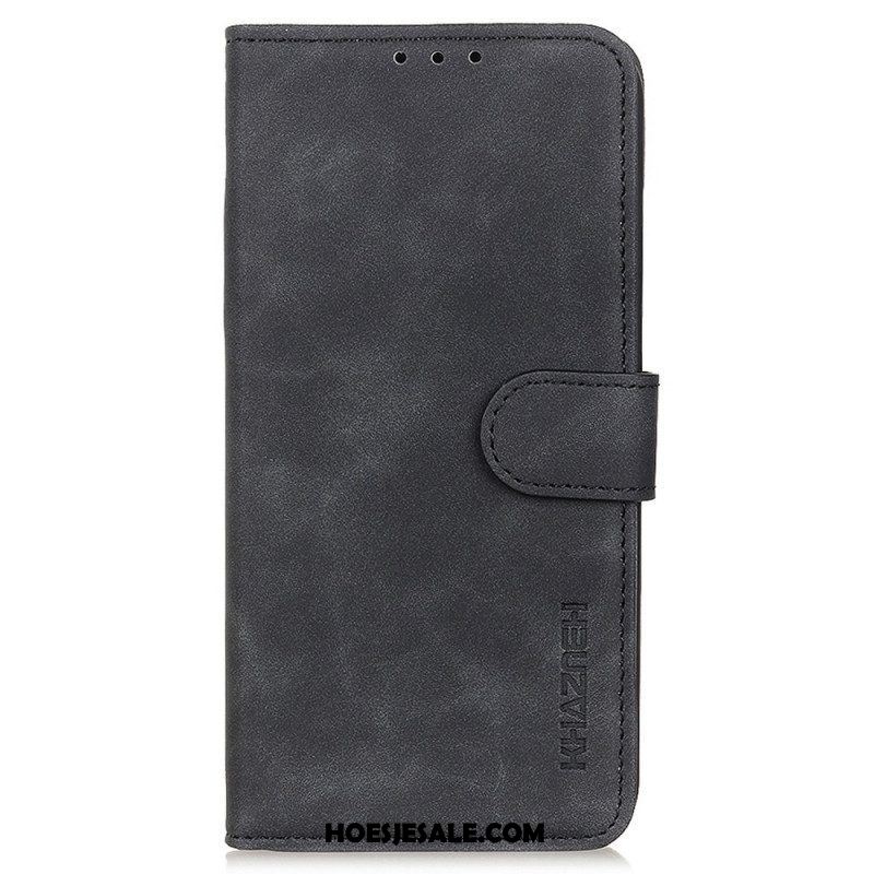 Folio-hoesje voor Samsung Galaxy M53 5G Khazneh Vintage Leereffect