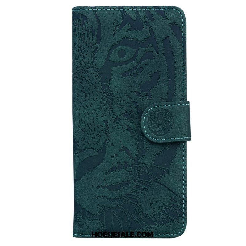 Folio-hoesje voor Samsung Galaxy M53 5G Tijger Print